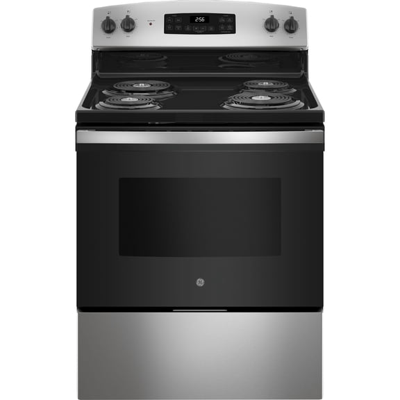 GE APPLIANCES JB256RTSS 30" freestanding coil electric range