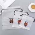 thumbnail image 1 of Bolsa de embalaje de cuerda transparente con cordón huangjie unisex, 1 of 2