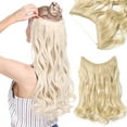 thumbnail image 4 of Sego Invisible Secret Wire in Real Hair Extensions One Piece Curly Wavy Straight Thick Hair Extension Synthetic Hairpieces for Women, 4 of 7