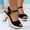 Black, variant on Viluyesy Womens Block Heeled Sandals, Chunky Open Toe Ankle Strap Casual Wedding Party Pumps Shoes Black