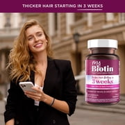 Purity Products MyBiotin™ Vegetarian Capsules, 10,000 Mcg Biotin, 30 Count per Pack