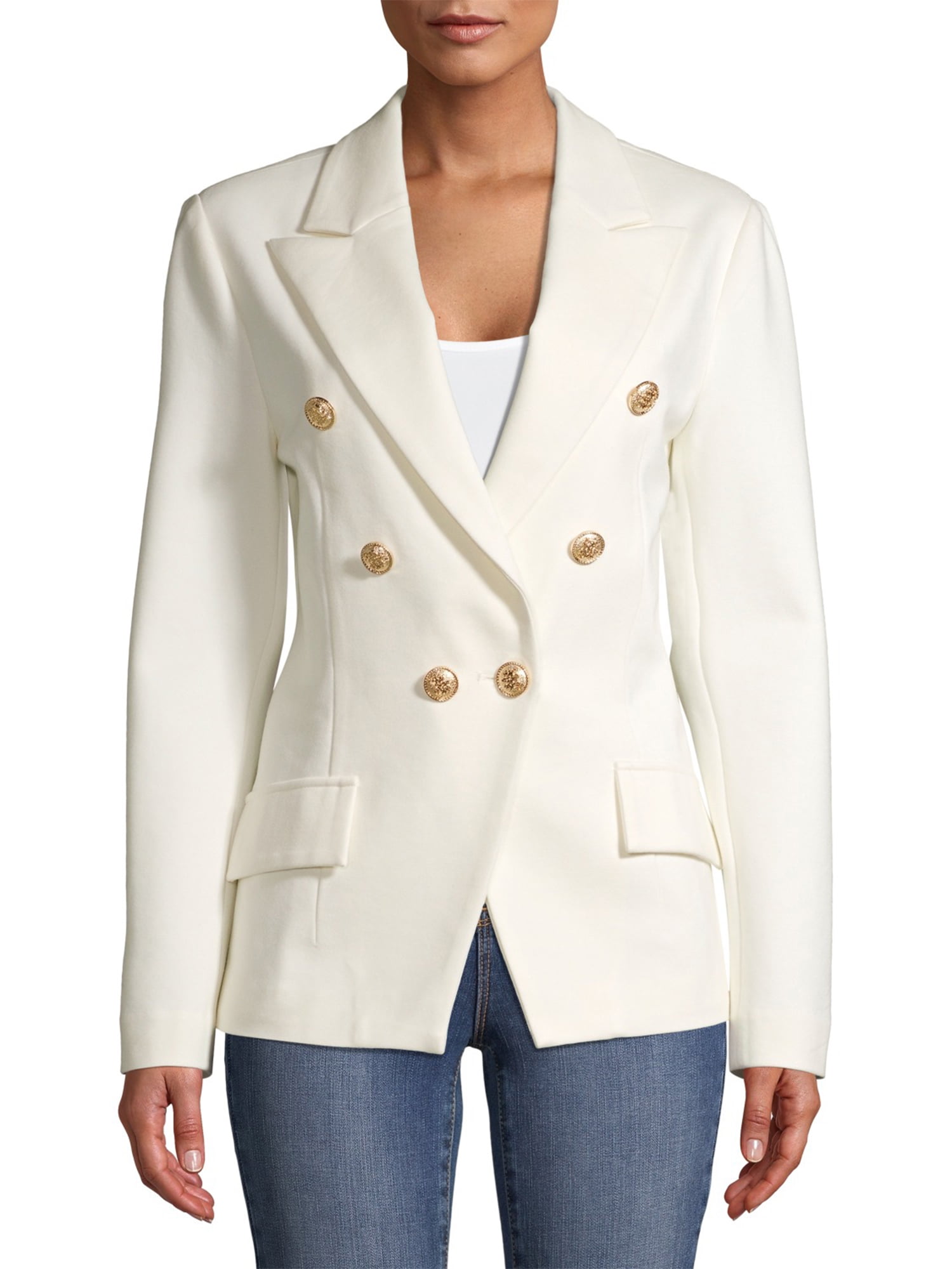Walmart white blazer Clearance