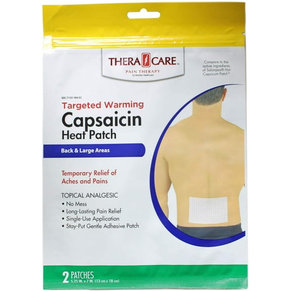 TheraCare Pain Therapy Capsaicin Heat Patch 5.25 in. x 7 in.