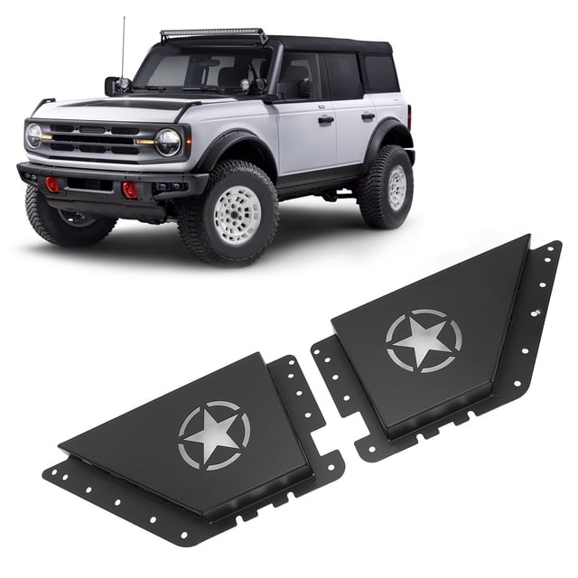 Front Door Side Organizer Box, Front Door Storage Pockets Quick Installation Robust for Bronco 2 4 Door 2021 To 2024
