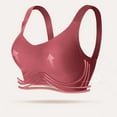 thumbnail image 5 of Backless Bra Women Seamless Bra Feature V-Neck Full-Figure Bra Style W-503 Red M, 5 of 8