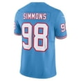 thumbnail image 3 of Men's Nike Jeffery Simmons Light Blue Tennessee Titans Vapor F.U.S.E. Limited Jersey, 3 of 7