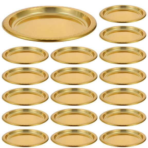 SHINYPASING Party Food Trays 20Pcs Round Design