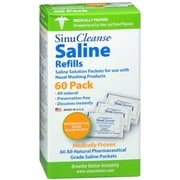 SinuCleanse Saline Refills 60 Packets 60 Each (Pack of 2)
