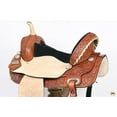 thumbnail image 4 of 16 In Flex Tree Western Horse Saddle American Leather Trail Barrel By Hilason, 4 of 7