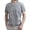 Grey, variant on Men's Short Sleeve Polo Shirts with Folded Collar Slim Fit Casual Stylish Top
