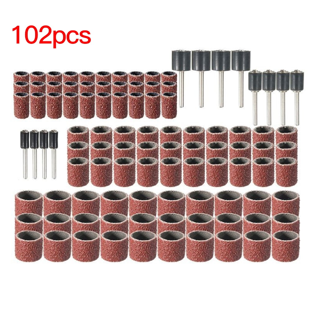 Rotary Sanding Drum Sandpaper Set Metal Wood DIY Spindle Sanding Drum