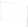 Plymor Clear Acrylic Folder-Style Sign Display Holder / Postcard Protector, 6" W x 4" H (3 Pack)