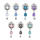 thumbnail image 5 of Jumpingount 10 piezas de colgante de diamantes de imitación para fiesta, boda, vacaciones, diadema de moda, joyería DIY para hacer encontrar artesanía Ropa, zapatos y accesorios Miscelánea Rosa Jumpingount AP016021-05, 5 of 6