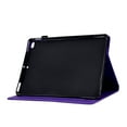 thumbnail image 6 of Dteck Case for iPad 5th/6th Generation (9.7-inch, 2017/2018), iPad Air/Air 2/iPad Pro 9.7 Magnetic Leather Flower Pattern Card Slots Smart Case Shockproof Rubber Kickstand Cover, Purple, 6 of 10