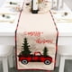 thumbnail image 3 of Injueey Camino de navideño para coche, cocina, de comedor, posavasos para bebidas, vajilla, mantel, ornamento, decoración del Kits de decoración para fiestas, 3 of 6
