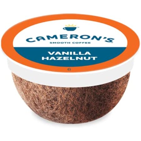 Camerons Coffee Single Serve Pods, Flavored, Vanilla Hazelnut, 96 Count