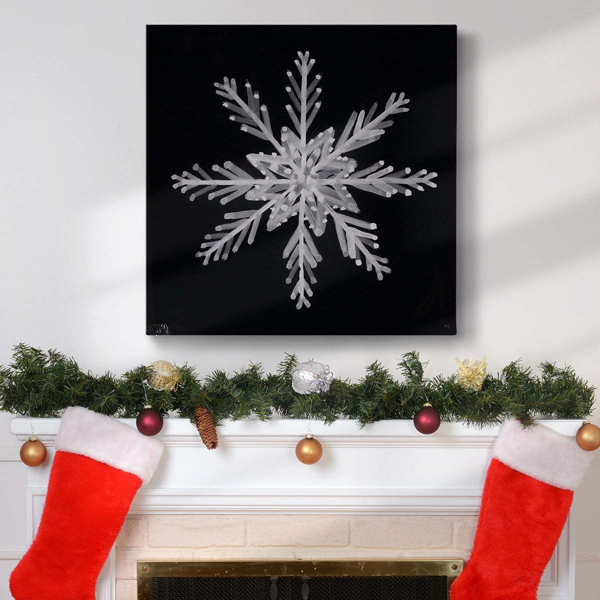 Snowflake II- Gallery Wrapped Canvas