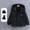 01 Black, variant on Girls Lined Hooded Jacket, Stand Collar Zip Up Pink Windproof Coat, Outdoor Hiking Holiday Warm Outerwear,Size 3-15