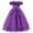 Dark Purple, variant on IDOPIP Flower Girl Dress Birthday Party Princess Dress Tulle Pageant Gown Kids Floral Lace Embroidery Formal Bridesmaid Dress Wedding Prom Communion Dresses 8 Years Pink