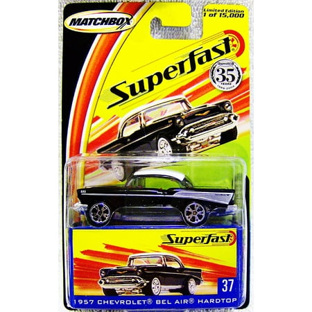 Chevrolet Bel Air Hardtop Matchbox Superfast 35th Anniversary Limited Edition 1957 Chevrolet Bel Air Hardtop #37 with Collectors Box, Matchbox Superfast series By 2004 Mattel ()