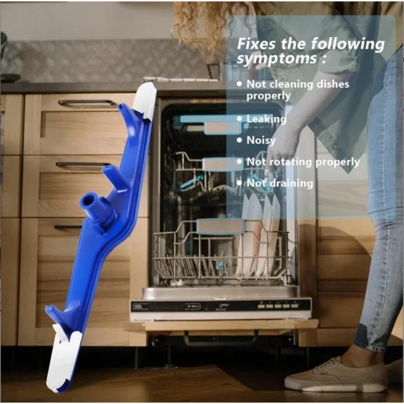 LUOLAX Dishwasher Lower Spray Arm Parts for Frigidaire Replacement 5304517203 154568001