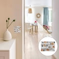 thumbnail image 7 of Yayeee Toggle Light Switch Wall Plate 3-Gang 6.37"x4.48" Decorative Outlet Cover, Orange Snow Houses, 7 of 7