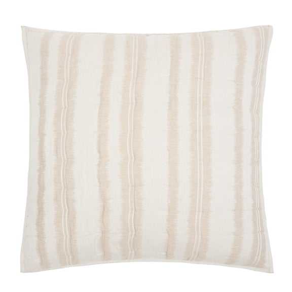 Farren Striped Cotton Euro Sham 26" x 26"