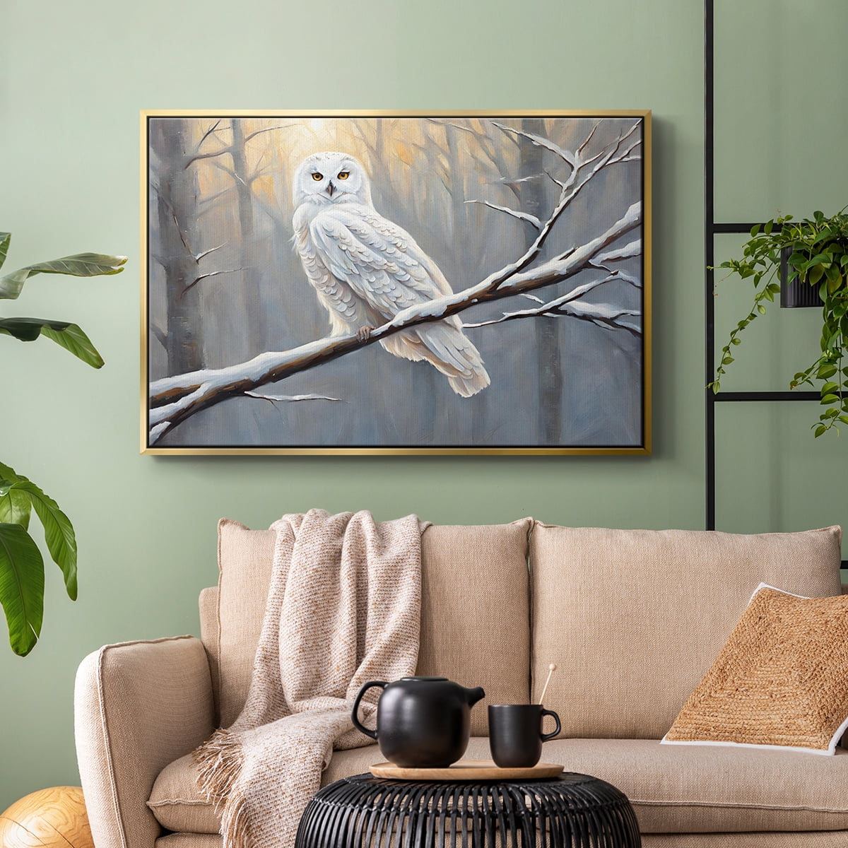Vintage Landscape-CCXII By Wexford Home Framed in Gold Wood Gallery Wrapped Canvas 17 in. x 25 in.