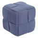thumbnail image 2 of Reposapiés pequeño otomano, taburete, mueble, asiento antideslizante, base de silla, reposapiés para azul claro, 2 of 9