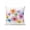 White, variant on 1 Pack Outdoor Throw Pillow, Watercolor Colorful Floral Waterproof Pillow with Insert Included, Spring Summer Flowers Decorative Accent Cushion Sofa Pillows for Patio Porch, 16 x 16 In