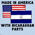 thumbnail image 2 of CafePress - Made In America With Nicaraguan Parts Body Suit - Baby Light Bodysuit, Size Newborn - 24 Months, 2 of 4
