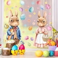 thumbnail image 2 of DefiDgd Happy Easter Window Clings,Cartoon Bunny Easter Decorations Spring Easter Decor for Home Office Easter Party Decor Supplies(D), 2 of 7