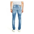 thumbnail image 2 of BUFFALO DAVID BITTON Mens Ash Blue Tapered, Slim Fit Stretch Denim Jeans 32 X 32, 2 of 3