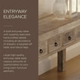 thumbnail image 4 of Maven Lane Veena Handmade Heritage Wooden Console Table, Distress Natural Finish, 4 of 6
