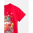 thumbnail image 2 of Pixar Cars Toddler Boys Holiday Graphic Crewneck Tee with Short Sleeves, Sizes 12M-5T, 2 of 3
