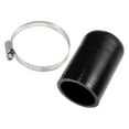 thumbnail image 1 of Unique Bargains 1 Set 48mm 1.89' ID Silicone Hose Cap W/ Clamp Intake Vacuum Hose End Plug for Car Silicone Black, 1 of 7