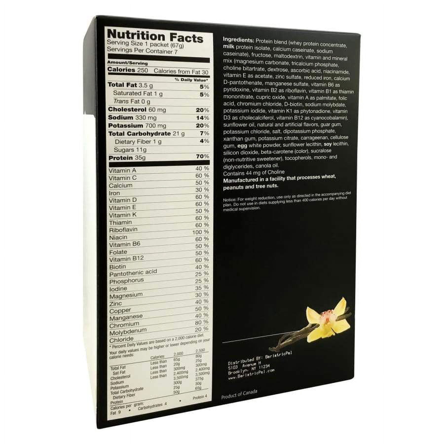 BariatricPal Very High Protein (35g) Shake Meal Replacement - Vanilla Size: 1-Pack