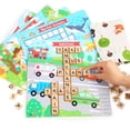 thumbnail image 4 of Juguete de crucigrama para para , regalos , de juguetes de aprendizaje Montessori, de cartas en inglés con Hugo Crucigrama, 4 of 10