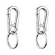 thumbnail image 1 of Paquete de 2 clips para etiquetas de perro, soporte para etiquetas de identificación de mascotas con clip rápido de acero inoxidable, grueso (bolsa de polietileno individual), 1 of 5