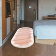 thumbnail image 6 of AnuirheiH Bedroom Rugs Clearance Soft Shaggys Rugs for Bedroom Oval Rugs Room Small Carpet Living Room Runner Rug Non Slip Home Decor(32x16inch), 6 of 8