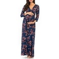 thumbnail image 1 of Wrapped Ruched Maternity Dress, 1 of 4