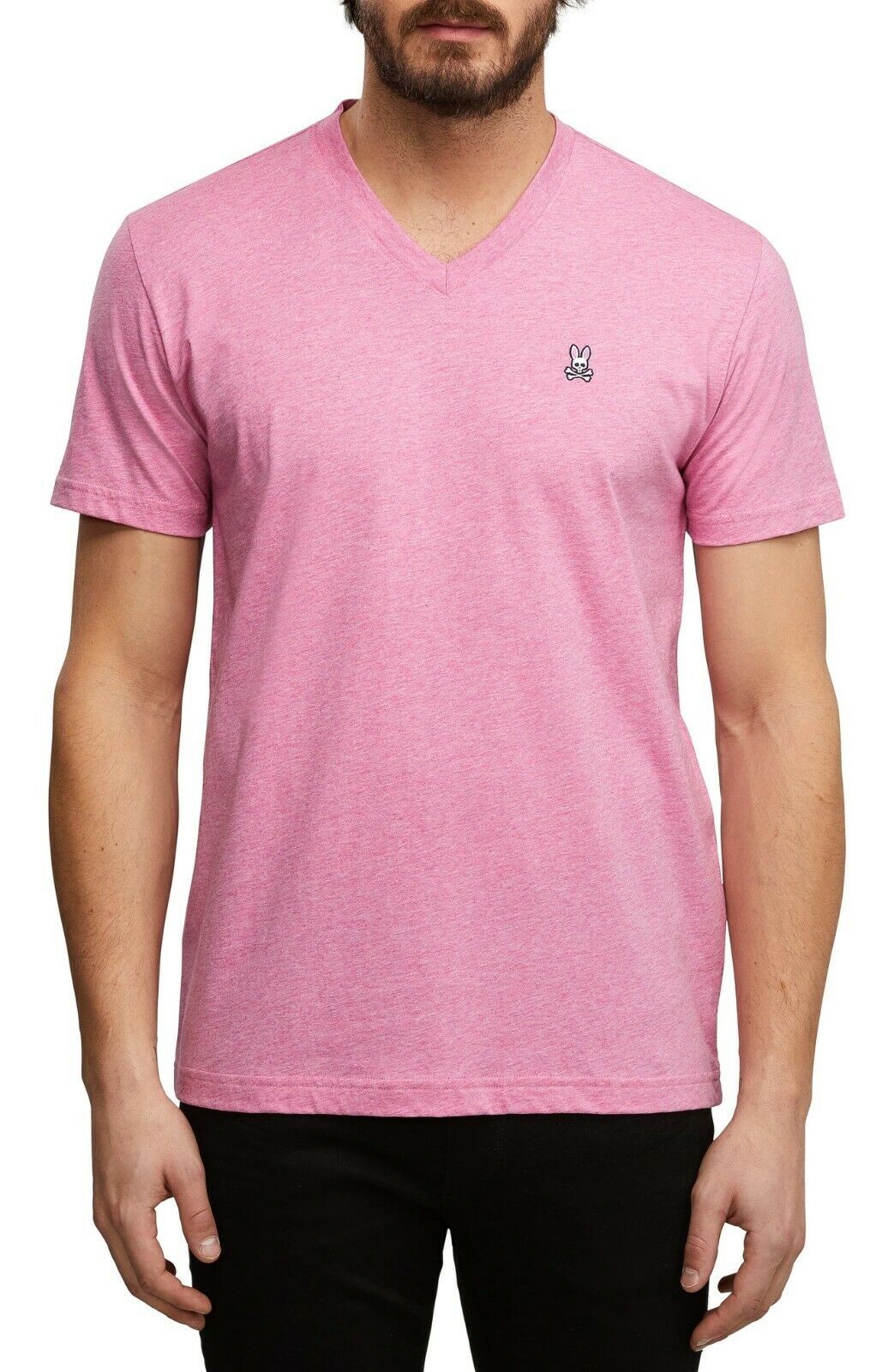 Psycho Bunny Men's Classic V-Neck Slim 