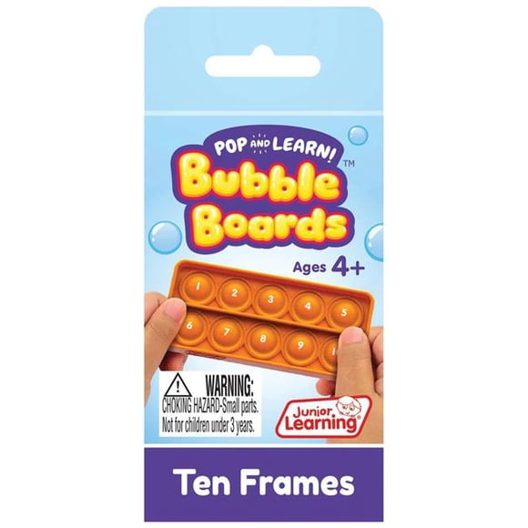 Junior Learning JRL673 Ten Frames Pop & Learn Bubble Board