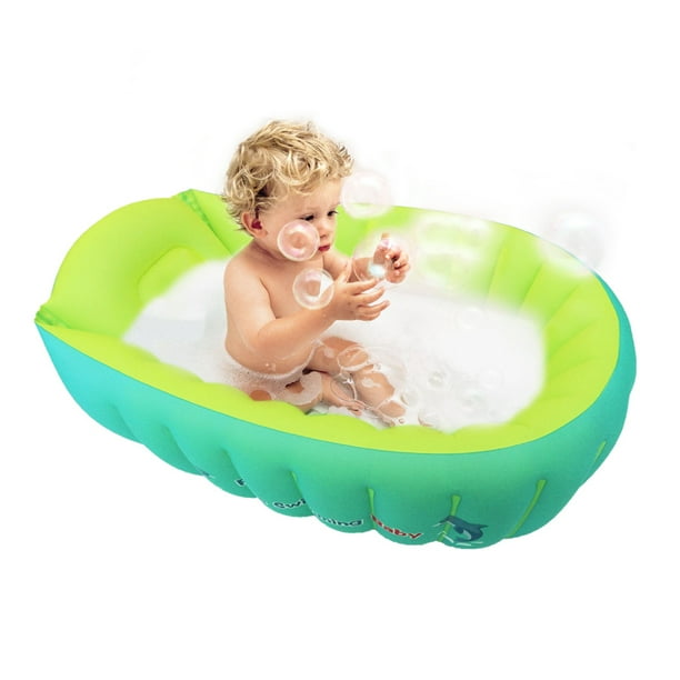Mixfeer Baby Inflatable Bathtub Portable Bathtub Infant Toddler Non Slip Bathing Tub Travel Bathtub Mini Air Swimming Pool For Baby With Air Pump For 0 12 Months Walmart Com Walmart Com