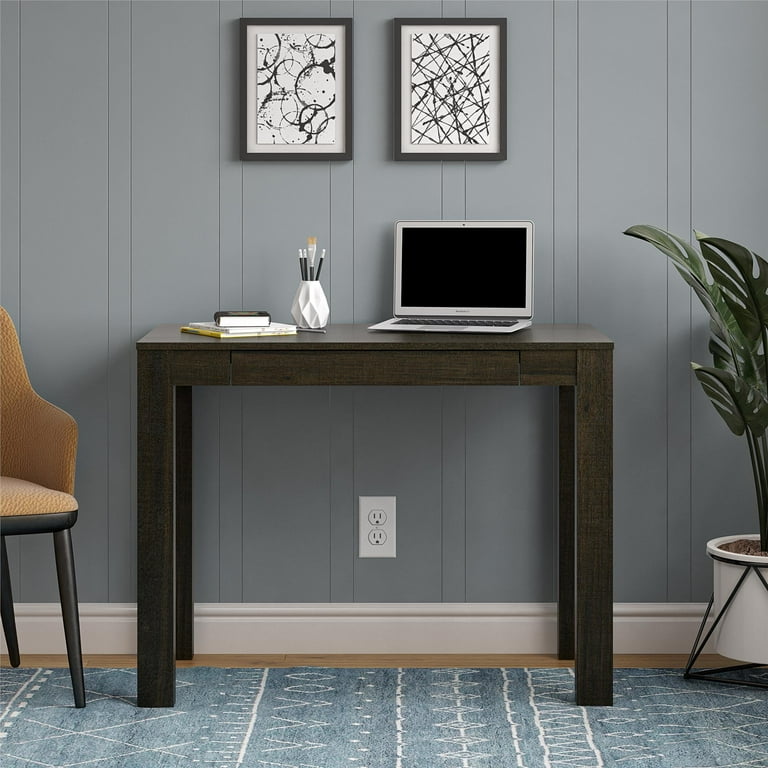 Mainstays Parsons Office Living Room Desk Espresso Finish