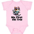 thumbnail image 3 of Inktastic 1st Ski Trip Boys or Girls Baby Bodysuit, 3 of 5