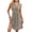 Coffee Womens Dress, variant on Nightgowns for Women Casual Twist Front Sleeveless V Neck Ruffle Mini Sleep Dress for Beach Sundresses
