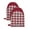 Passion Red, variant on KitchenAid Gingham Mini Oven Mitt 2-Pack Set, Blue Velvet, 5.5"x8"