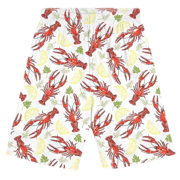 Shadoumai Swim Trunks Kids Size 7 Cartoon Print High Stretch Shorts Comfortable Kids Boys Swim Trunks Brief Liner Compression Anti Chafe Swimming Trunks Clothes