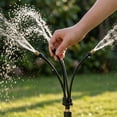 thumbnail image 4 of Standing Misters for Outside Patio, 24.8" Outdoor Misting Cooling Sprinkler System, Standing Atomizing Micro Spray for Garden Patio Dust-Control, Summer Yard Watering for Party Comfort D, 4 of 5
